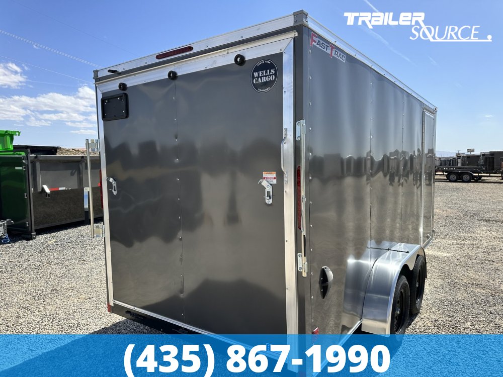 7x16 Wells Cargo Fast Trac Deluxe 7'0" Interior 7K Tandem Axle Enclosed Cargo