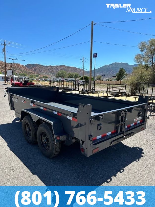 7x14 Norstar Iron Bull DCB 20" Sides 14K Dump Trailer