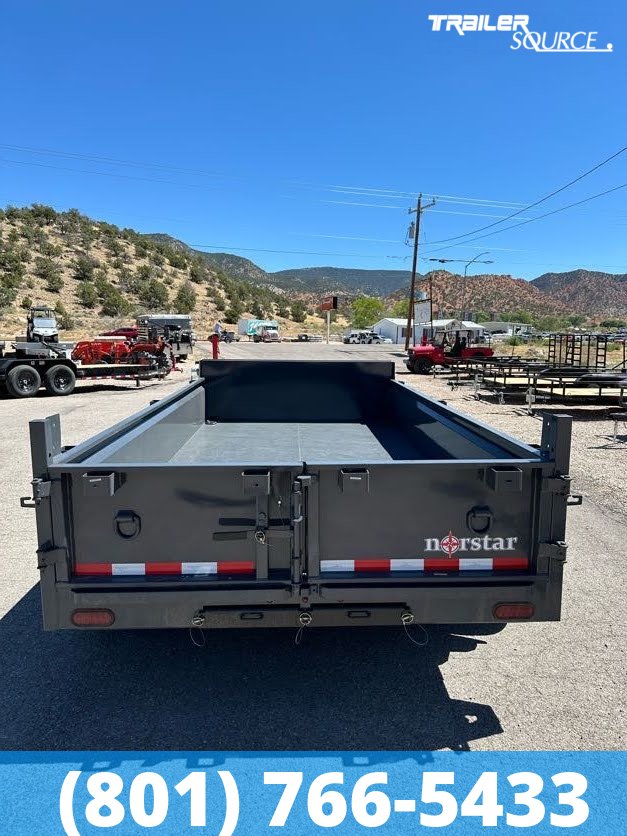 7x14 Norstar Iron Bull DCB 20" Sides 14K Dump Trailer