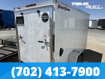 5x10 Wells Cargo FastTrac 5'6" Interior Single Axle Enclosed Cargo