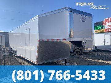 8.5x40 American Hauler Silver Hawk 7'10" Interior Enclosed Car Hauler