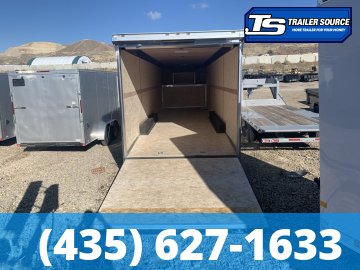 8.5x40 American Hauler Silver Hawk Gooseneck Premium Enclosed Race Car Hauler Trailer - 7'10" Interior - 21K GVWR - Rear Spoiler w/ Load Lights