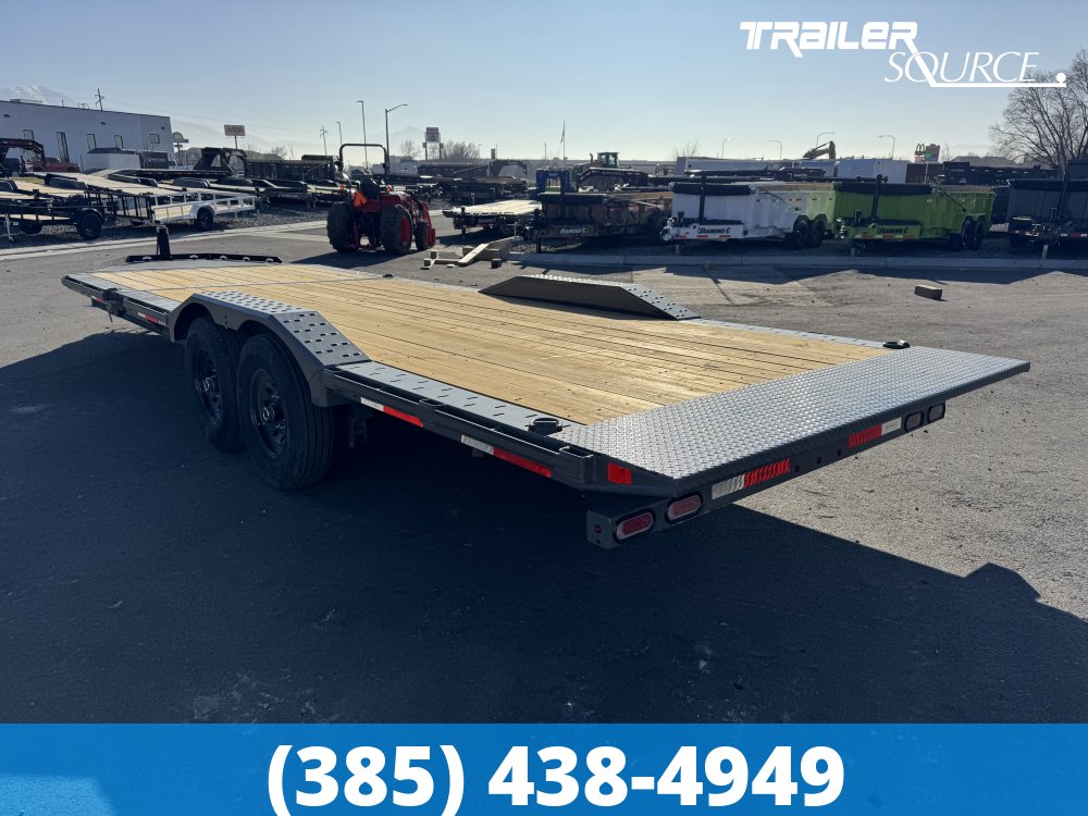 8.5x24 Diamond C HXD 207 Tilt Trailer - 15.5K GVWR Hydraulic Jack(s), Pro Tilt