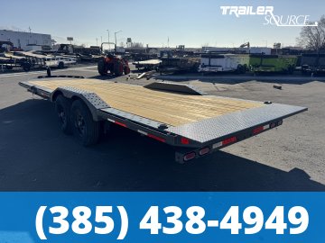 8.5x24 Diamond C HXD 207 Tilt Trailer - 15.5K GVWR Hydraulic Jack(s), Pro Tilt