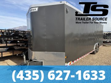 8.5x28 Haulmark Transport Enclosed Car Hauler Trailer - 12K GVWR - 14 Ply Tires