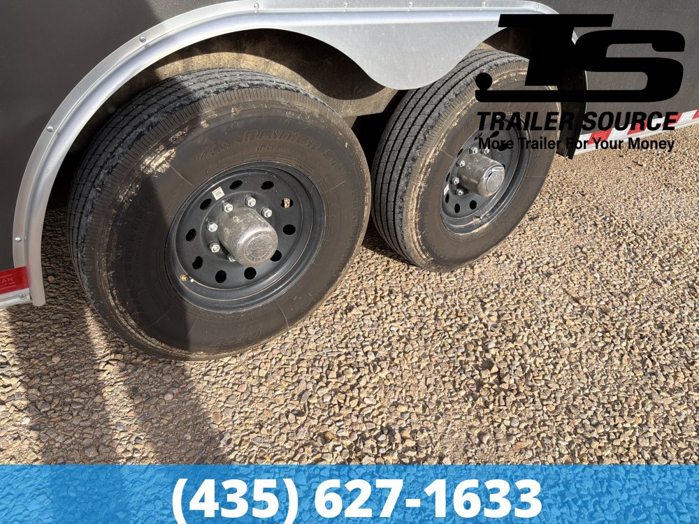 8.5x28 Haulmark Transport Enclosed Car Hauler Trailer - 12K GVWR - 14 Ply Tires