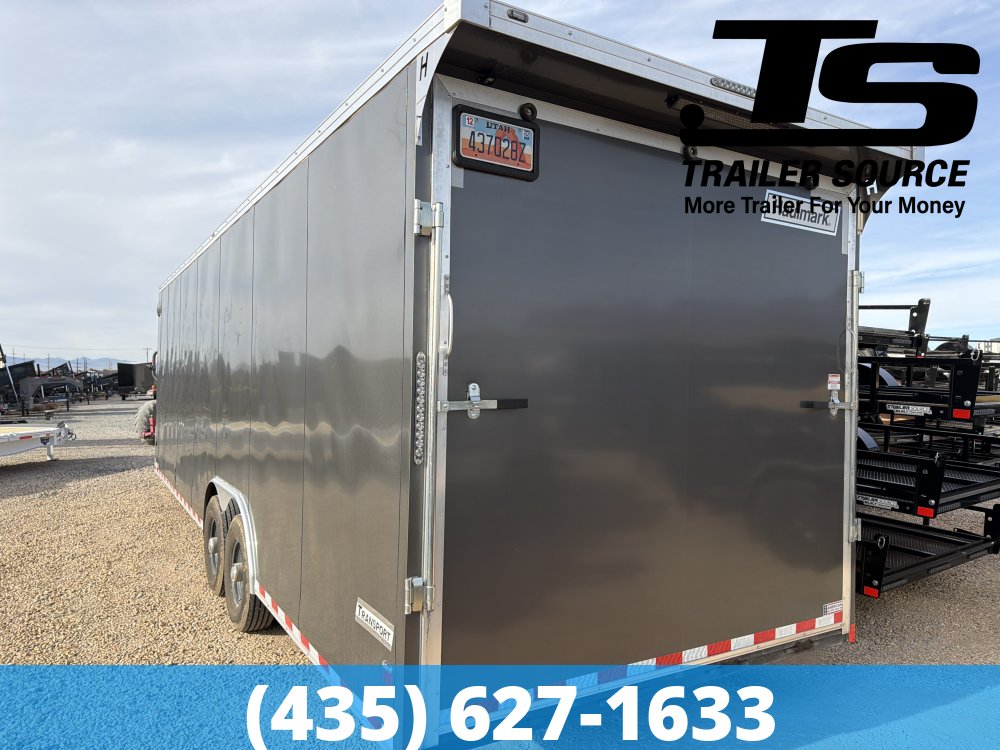 8.5x28 Haulmark Transport Enclosed Car Hauler Trailer - 12K GVWR - 14 Ply Tires