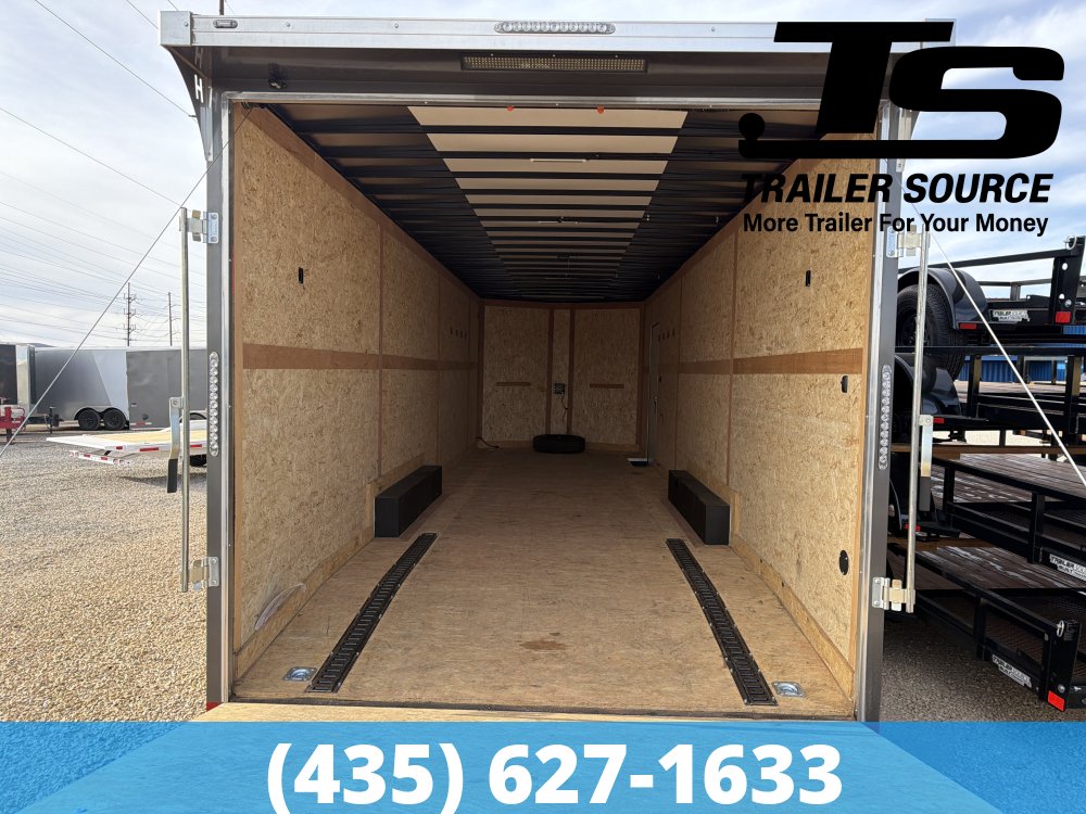 8.5x28 Haulmark Transport Enclosed Car Hauler Trailer - 12K GVWR - 14 Ply Tires