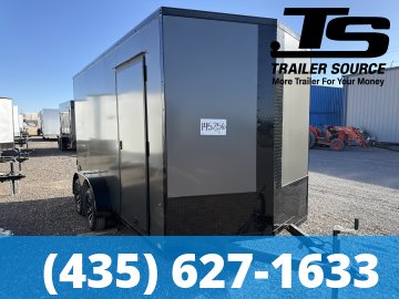 7x14 Look ST DLX Enclosed Cargo Trailer - 7'0" Interior - 7K GVWR - .080 PolyCor, Alloy Wheels, Black Out Package