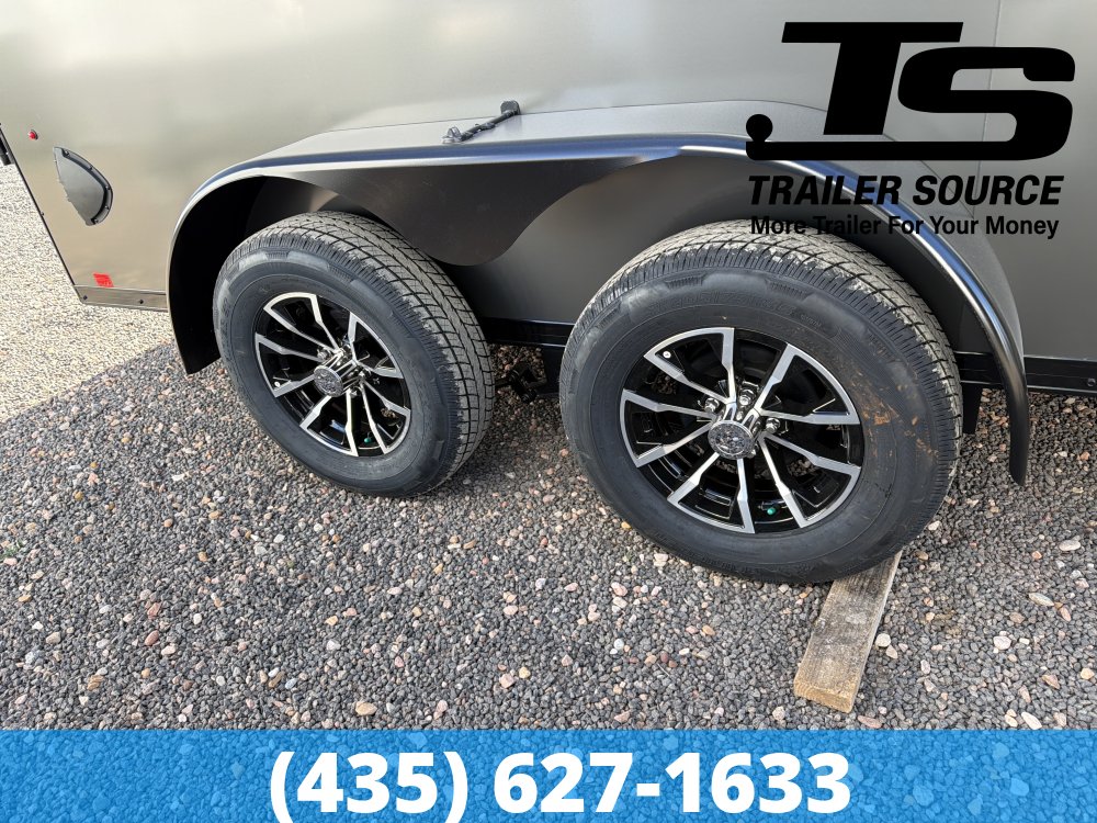 7x14 Look ST DLX Enclosed Cargo Trailer - 7'0" Interior - 7K GVWR - .080 PolyCor, Alloy Wheels, Black Out Package