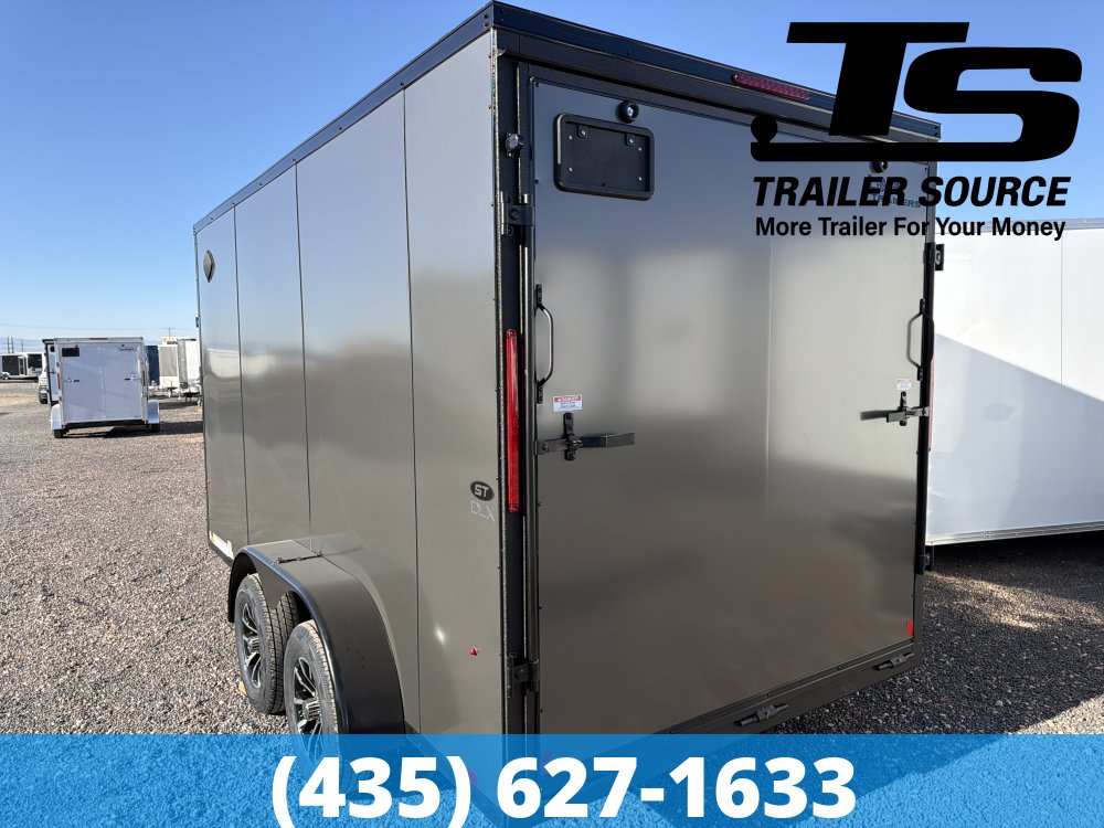 7x14 Look ST DLX Enclosed Cargo Trailer - 7'0" Interior - 7K GVWR - .080 PolyCor, Alloy Wheels, Black Out Package
