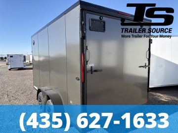 7x14 Look ST DLX Enclosed Cargo Trailer - 7'0" Interior - 7K GVWR - .080 PolyCor, Alloy Wheels, Black Out Package