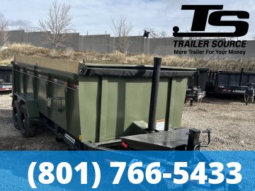 7x16 Liberty LD Dump Trailer - 40" Sides - 15.4K GVWR -