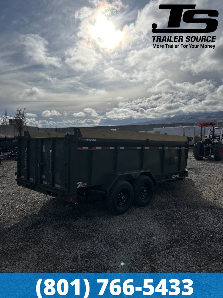 7x16 Liberty LD Dump Trailer - 40" Sides - 15.4K GVWR -