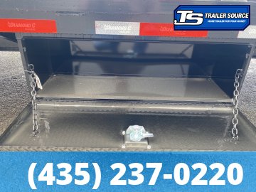 8.5x35 Diamond C FMAX 212 Gooseneck Equipment Trailer - 25.9K GVWR - Aluminum Outer Wheels, Custom Graphics, Max Ramps