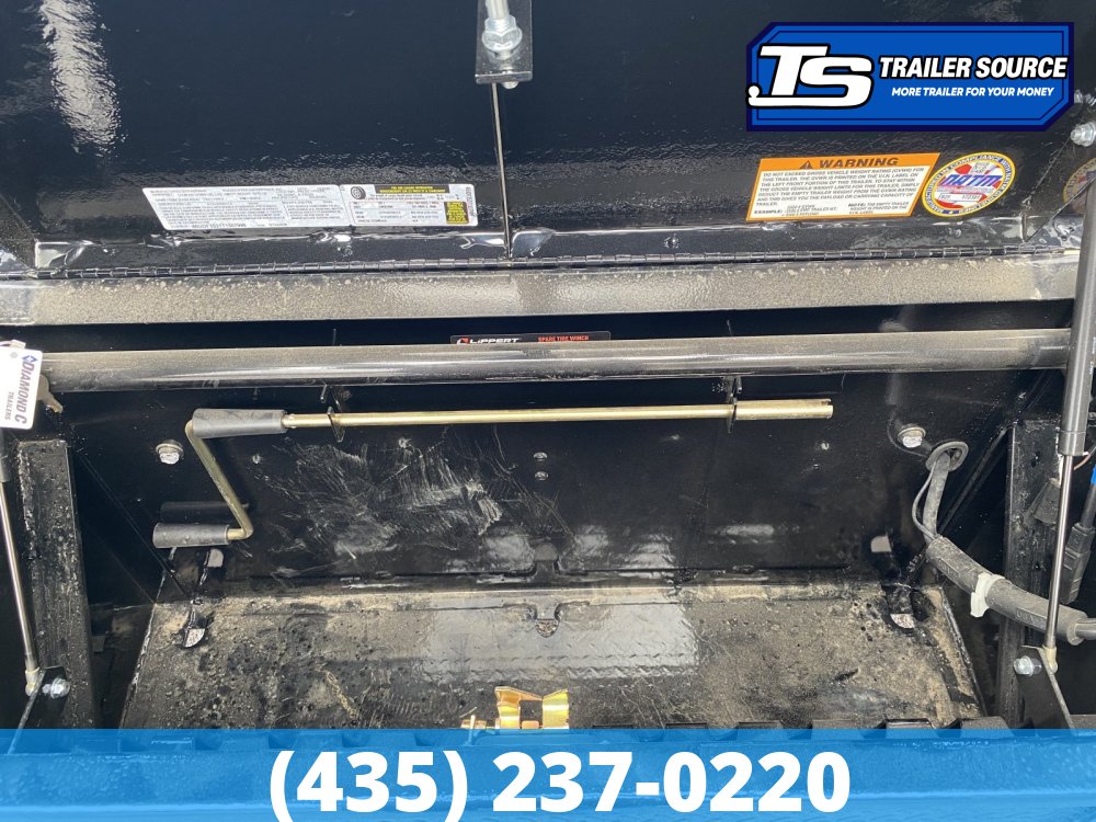 8.5x35 Diamond C FMAX 212 Gooseneck Equipment Trailer - 25.9K GVWR - Aluminum Outer Wheels, Custom Graphics, Max Ramps