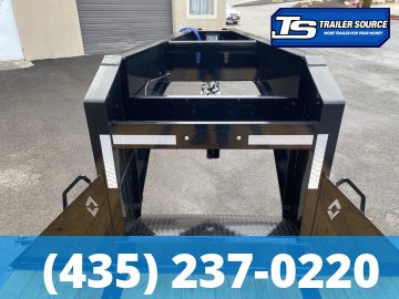 8.5x35 Diamond C FMAX 212 Gooseneck Equipment Trailer - 25.9K GVWR - Aluminum Outer Wheels, Custom Graphics, Max Ramps