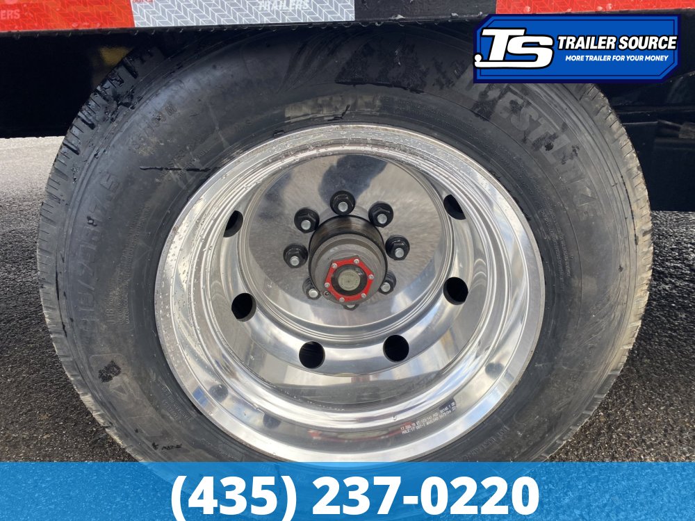 8.5x35 Diamond C FMAX 212 Gooseneck Equipment Trailer - 25.9K GVWR - Aluminum Outer Wheels, Custom Graphics, Max Ramps