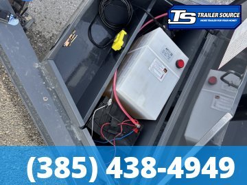 7x16 Lamar DT Dump Trailer - 48" Sides - 14K GVWR - Stabilizer Jacks, Telescopic