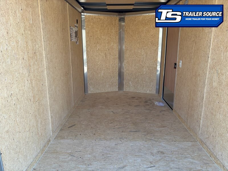 7x12 Look ST DLX Enclosed Cargo Trailer - 7'0" Interior - 7K GVWR - .080 PolyCor, Black Out Package, Rear Spoiler w/ Load Lights