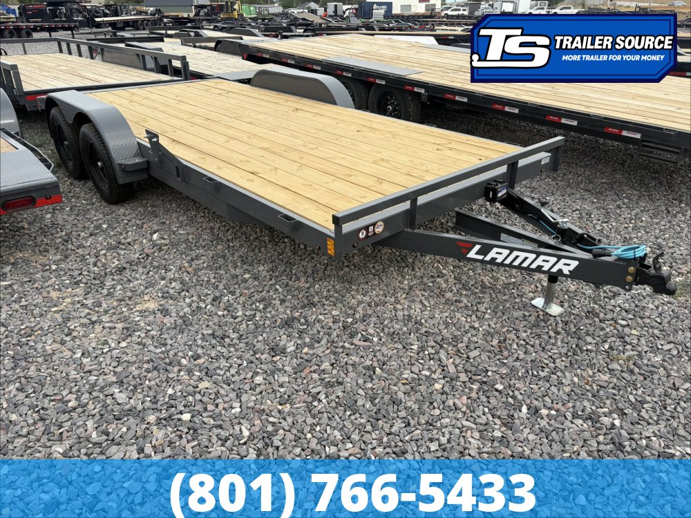 7x22 Lamar CC Flatbed Car Hauler