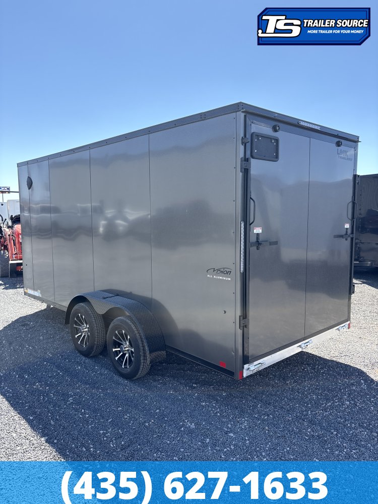7x16 Look Vision Aluminum Enclosed Car Hauler