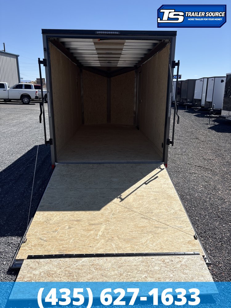 7x16 Look Vision Aluminum Enclosed Car Hauler