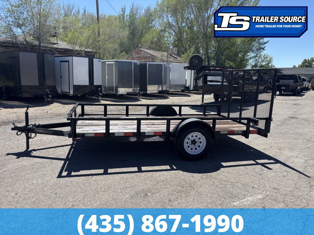 6.5x12 Iron Panther  Utility Trailer - 3.5K GVWR -