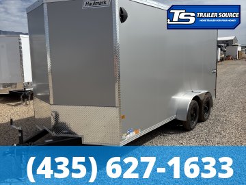 7x16 Haulmark Transport Enclosed Cargo Trailer - 7'0" Interior - 7K GVWR - .080 PolyCor, Translucent Roof