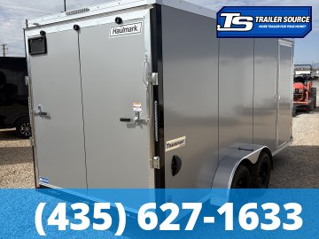 7x16 Haulmark Transport Enclosed Cargo Trailer - 7'0" Interior - 7K GVWR - .080 PolyCor, Translucent Roof