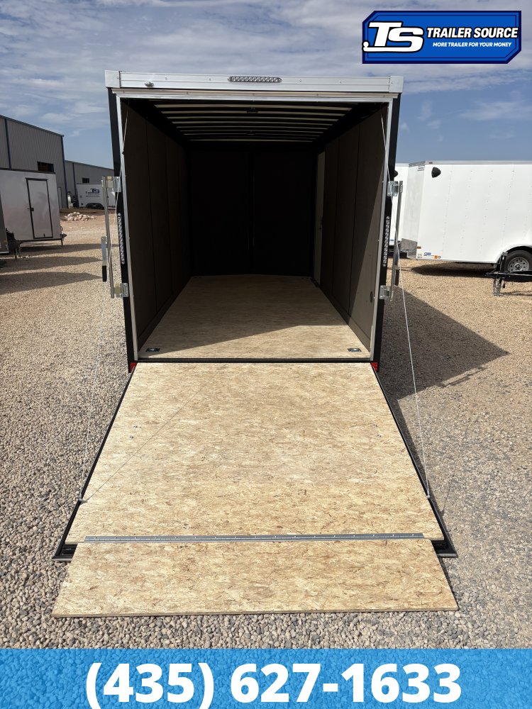 7x16 Haulmark Transport Enclosed Cargo Trailer - 7'0" Interior - 7K GVWR - .080 PolyCor, Translucent Roof