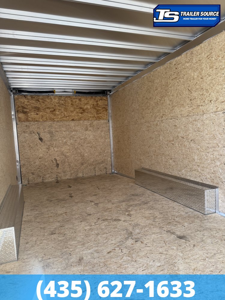 8.5x20 Alcom Aluminum EZ Hauler XLT Auto Trailer - 7'0" Interior - 7K GVWR -
