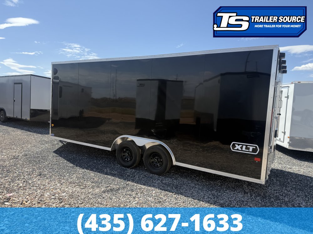 8.5x20 Alcom Aluminum EZ Hauler XLT Auto Trailer - 7'0" Interior - 7K GVWR -