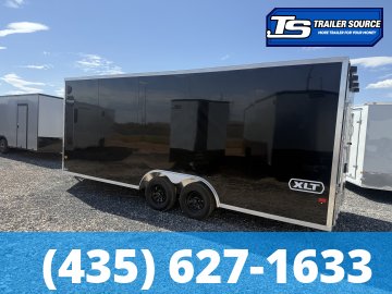 8.5x20 Alcom Aluminum EZ Hauler XLT Auto Trailer - 7'0" Interior - 7K GVWR -