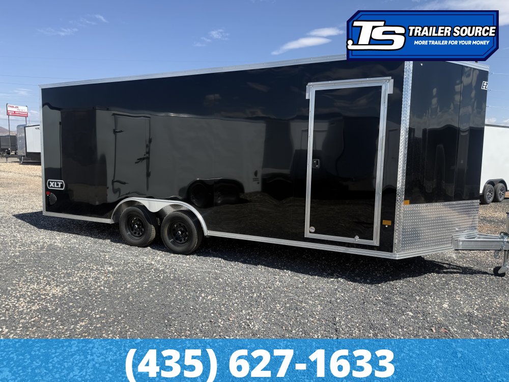 8.5x20 Alcom Aluminum EZ Hauler XLT Auto Trailer - 7'0" Interior - 7K GVWR -