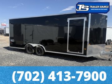 8.5x20 Alcom Aluminum EZ Hauler XLT Auto Trailer - 7'0" Interior - 7K GVWR -