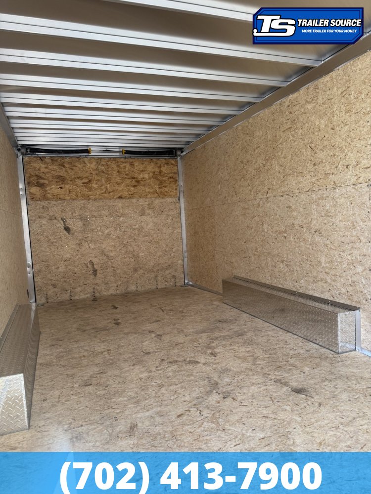 8.5x20 Alcom Aluminum EZ Hauler XLT Auto Trailer - 7'0" Interior - 7K GVWR -
