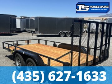 7x14 Echo EA-14-15T Utility Trailer - 7K GVWR - Tire Chocks