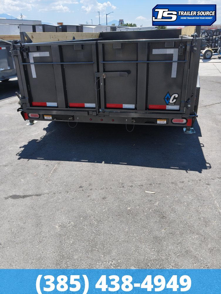 7x14 Diamond C LPT 207 Pacesetter Pkg Dump Trailer - 32" Sides - 15.5K GVWR -