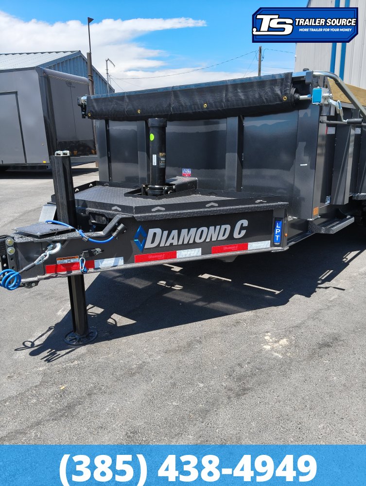 7x14 Diamond C LPT 207 Pacesetter Pkg Dump Trailer - 32" Sides - 15.5K GVWR -