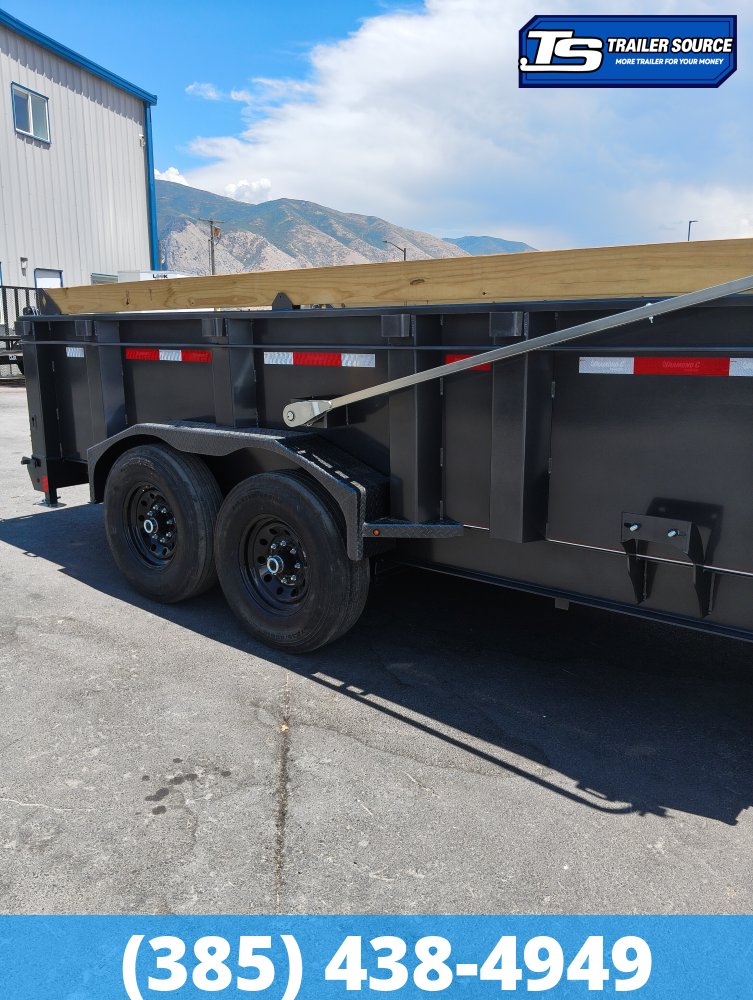 7x14 Diamond C LPT 207 Pacesetter Pkg Dump Trailer - 32" Sides - 15.5K GVWR -