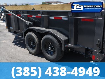 7x14 Diamond C LPT 207 Pacesetter Pkg Dump Trailer - 32" Sides - 15.5K GVWR -