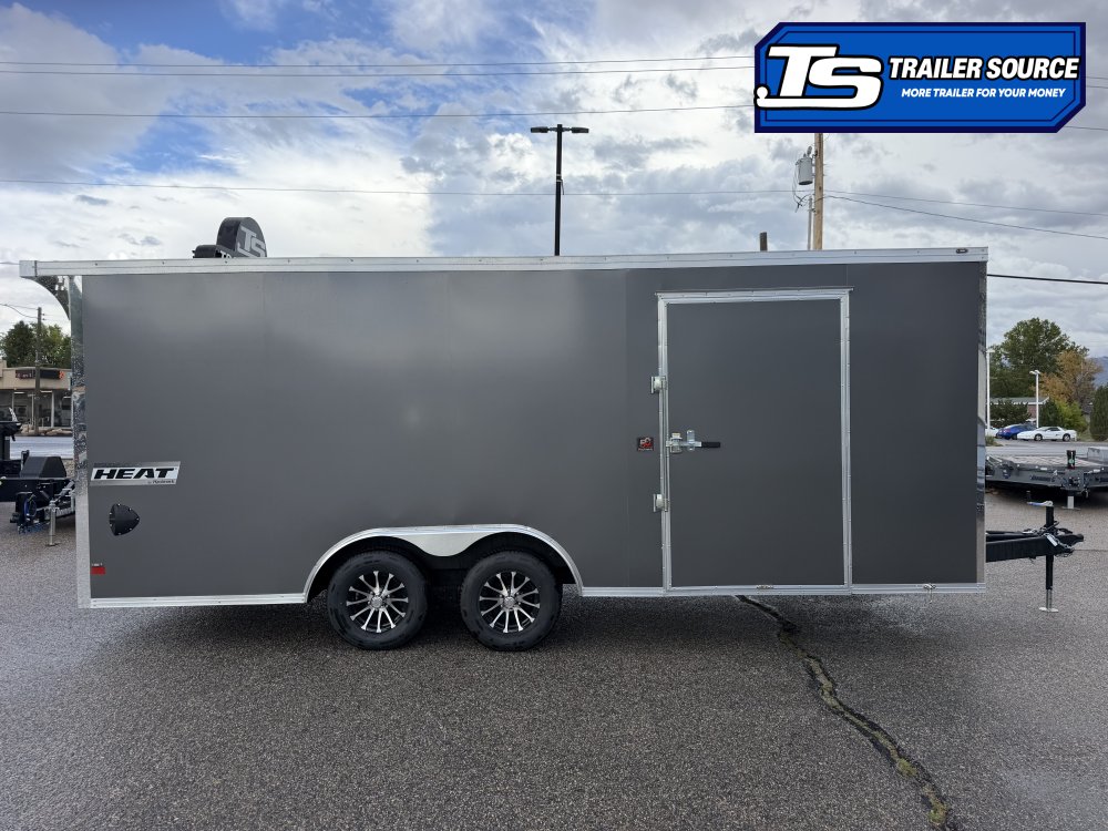 8.5x20 Haulmark Heat Enclosed Car Hauler Trailer - 7'0" Interior - 10K GVWR - .080 PolyCor, Ramp Door, Rear Spoiler w/ Load Lights