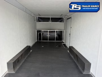 8.5x20 Haulmark Heat Enclosed Car Hauler Trailer - 7'0" Interior - 10K GVWR - .080 PolyCor, Ramp Door, Rear Spoiler w/ Load Lights