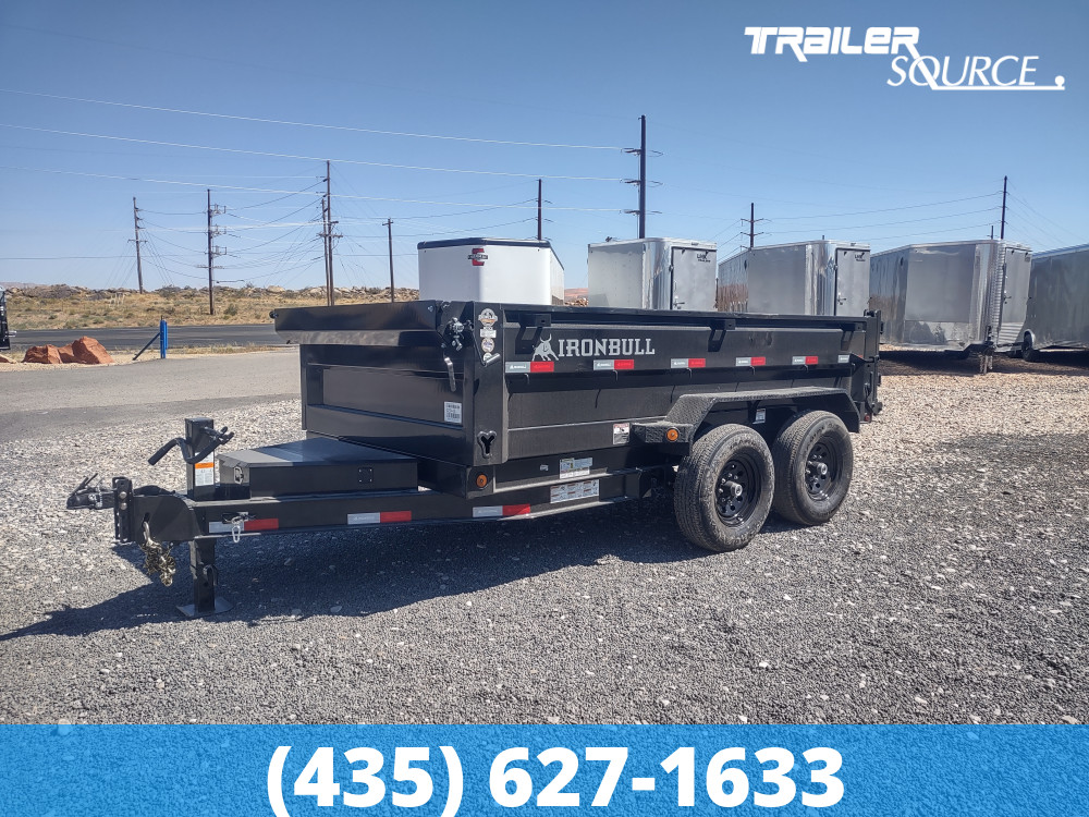 6x12 Iron Bull DTB 24" Sides 14K Dump Trailer