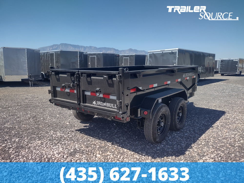 6x12 Iron Bull DTB 24" Sides 14K Dump Trailer