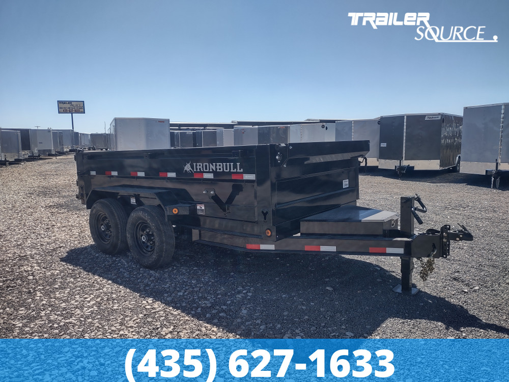 6x12 Iron Bull DTB 24" Sides 14K Dump Trailer