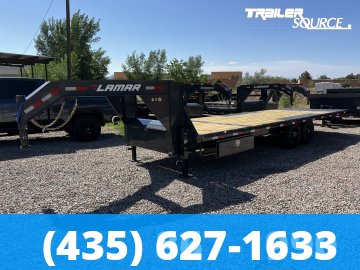 8.5x24 Lamar FA 14K Gooseneck Deckover Tilt