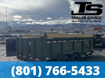 7x16 Liberty LD Dump Trailer - 40" Sides - 15.4K GVWR -