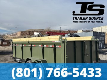 7x16 Liberty LD Dump Trailer - 40" Sides - 15.4K GVWR -